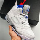 Men & Wmns Jordan 5 Retro White Stealth (2021)