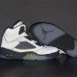 Men & Wmns Jordan 5 SilverGreen Bean-Flint Grey