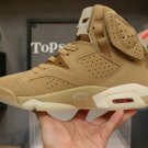 Men & Wmns Jordan 6 Retro Travis Scott British Khaki_2