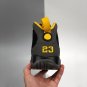 Men & Wmns Jordan 9 Retro Dark Charcoal University Gold