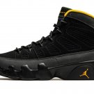 Men & Wmns Jordan 9 Retro Dark Charcoal University Gold_1