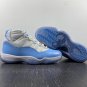 Men & Wmns Jordan 11  UNC  White University Blue
