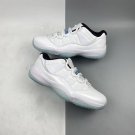 Men & Wmns Jordan 11 Low WhiteBlack-Legend Blue