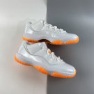 Men & Wmns Jordan 11 Low WhiteBright Citrus