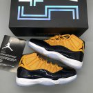 Men & Wmns Jordan 11 Retro Black Yellow