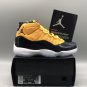 Men & Wmns Jordan 11 Retro Black Yellow
