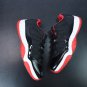 Men & Wmns Jordan 11 Retro Low Bred  BLACK TRUE RED-WHITE