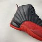 Men & Wmns Jordan 12 Flu Game  Black Varsity Red