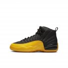 Men & Wmns Jordan 12 Retro Black University Gold (GS) 153265-070