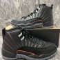 Men & Wmns Jordan 12 Retro Utility Black Crimson DC1062-006