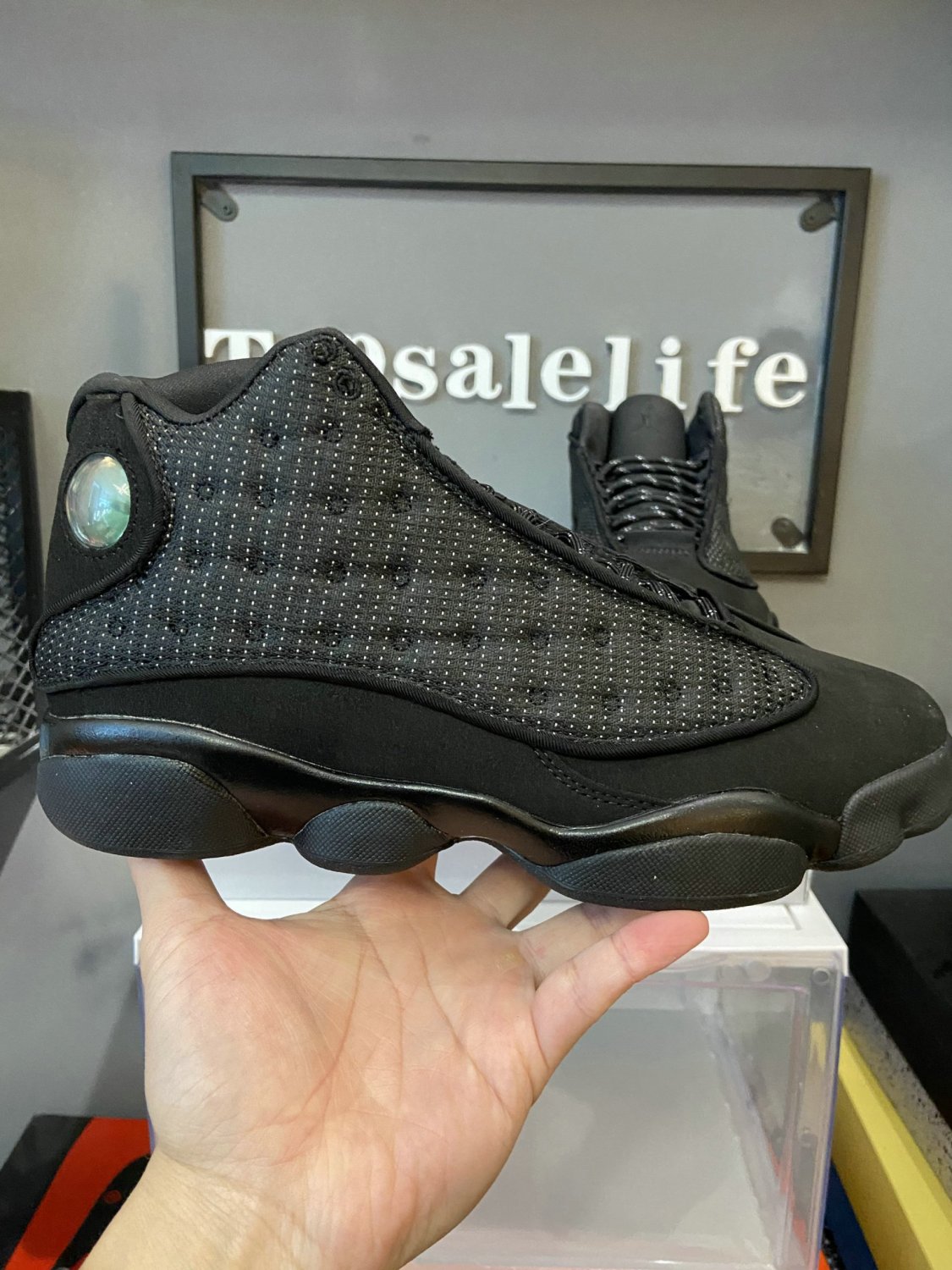 Men & Wmns Jordan 13 Retro Black Cat 414571-011