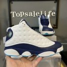 Men & Wmns Jordan 13 Retro Obsidian Powder Blue White 414571-144