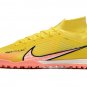 Men's& woman's   Mercurial Superfly 9 Elile Turf Lucent - Yellow StrikeSunset GlowVolt Ice