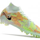 Men's& woman's   Mercurial Superfly 9 Elite AG Bonded Pack - Barely GreenBlackened BlueTotal Orange