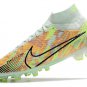 Men's& woman's Mercurial Superfly 9 Elite AG Bonded Pack - Barely GreenBlackened BlueTotal Orange