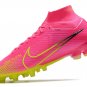 Men's& woman's   Mercurial Superfly 9 Elite AG Luminous Pack - Pink BlastVoltGridiron