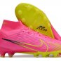 Men's& woman's   Mercurial Superfly 9 Elite AG Luminous Pack - Pink BlastVoltGridiron