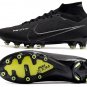 Men's& woman's   Mercurial Superfly 9 Elite AG Shadow Pack - BlackDark Smoke GreyWhite