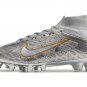 Men's& woman's   Mercurial Superfly 9 Elite AG XXV SE Disruption - Metallic SilverWolf GreyBlack