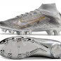 Men's& woman's   Mercurial Superfly 9 Elite AG XXV SE Disruption - Metallic SilverWolf GreyBlack