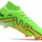 Men's& woman's   Mercurial Superfly 9 Elite FG - GreenBlackLaser Pink