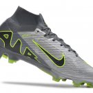 Men's& woman's   Mercurial Superfly 9 Elite FG - Silver GreyBlackGreen