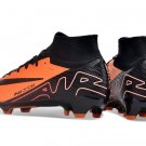Men's& woman's   Mercurial Superfly 9 Elite FG Football Boots - Total OrangeBlackVolt