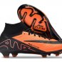 Men's& woman's Mercurial Superfly 9 Elite FG Football Boots - Total OrangeBlackVolt