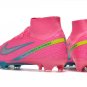 Men's& woman's Mercurial Superfly 9 Elite FG Marcus Rashford - PinkBlueSilver