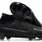Men's& woman's Mercurial Superfly 9 Elite FG Shadow - BlackBlackBlack
