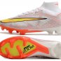 Men's& woman's Mercurial Superfly 9 Elite FG XXV 25th - Ice PinkSilverBlack