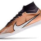 Men's& woman's   Mercurial Superfly 9 Elite Indoor Generation Pack - Metallic CopperMetallic Gold