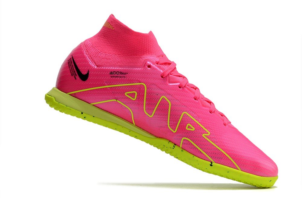 Men's& woman's   Mercurial Superfly 9 Elite Indoor Luminous Pack - Pink BlastVoltGridiron