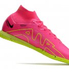 Men's& woman's   Mercurial Superfly 9 Elite Indoor Luminous Pack - Pink BlastVoltGridiron
