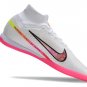 Men's& woman's   Mercurial Superfly 9 Elite Indoor Marcus Rashford - WhiteBlackHyper Pink