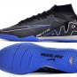 Men's& woman's   Mercurial Superfly 9 Elite Indoor Shadow Pack - BlackChromeHyper Royal