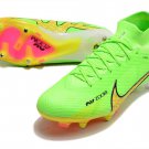 Men's& woman's   Mercurial Superfly 9 Elite SGClog - GreenBlackLaser Pink