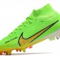 Men's& woman's   Mercurial Superfly 9 Elite SGClog - GreenBlackLaser Pink