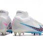 Men's& woman's   Mercurial Superfly 9 Elite SGClog Blast Pack - WhiteBlueLaser Pink