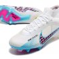 Men's& woman's   Mercurial Superfly 9 Elite SGClog Blast Pack - WhiteBlueLaser Pink
