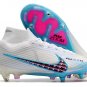 Men's& woman's   Mercurial Superfly 9 Elite SGClog Blast Pack - WhiteBlueLaser Pink