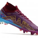 Men's& woman's   Mercurial Superfly 9 Elite SGClog KM - Dark BeetrootMetallic Vivid Gold
