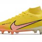 Men's& woman's Mercurial Superfly 9 Elite SGClog Lucent Pack - Yellow StrikeSunset GlowVolt Ice
