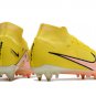 Men's& woman's Mercurial Superfly 9 Elite SGClog Lucent Pack - Yellow StrikeSunset GlowVolt Ice