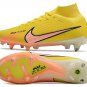 Men's& woman's Mercurial Superfly 9 Elite SGClog Lucent Pack - Yellow StrikeSunset GlowVolt Ice