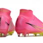Men's& woman's Mercurial Superfly 9 Elite SGClog Luminous Pack - Pink BlastVoltGridiron