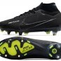 Men's& woman's Mercurial Superfly 9 Elite SGClog Shadow Pack - BlackDark Smoke GreyWhite