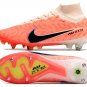 Men's& woman's Mercurial Superfly 9 Elite SGClog United Pack - Guava IceBlack