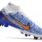 Men's& woman's   Mercurial Superfly 9 Elite SG-Pro CR7 - WhiteMetallic CopperConcord