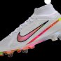 Men's& woman's Mercurial Superfly 9 Elite SG-Pro Marcus Rashford - WhiteBlackHyper Pink